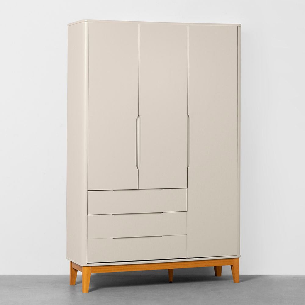 kit-quarto-infantil-boom-com-pes-square-mel---berco---guarda-roupa---comoda-4-gavetas---areia-fosco